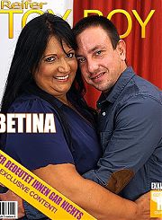 Betina K. (51) Озорная зрелая толстушка сосет и трахается