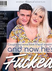 Зрелая мамаша оттрахала лучшего друга сына, поймав его на краже